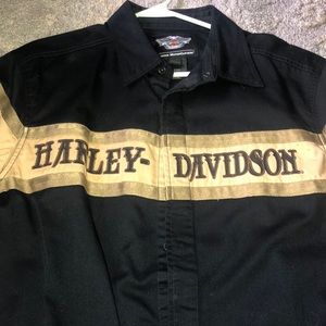 HARLEY DAVIDSON BUTTON UP